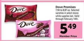 Safeway Dove promises offer