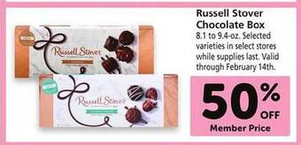 Safeway Russell stover chocolate box offer