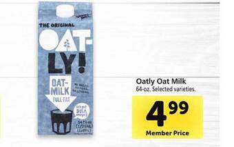 Safeway Oatly oat milk offer