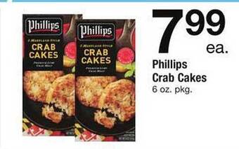 Safeway Phillips crab cakes offer