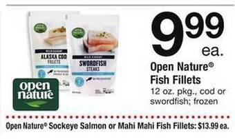 Safeway Open nature fish fillets offer