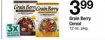 Safeway Grain berry cereal offer