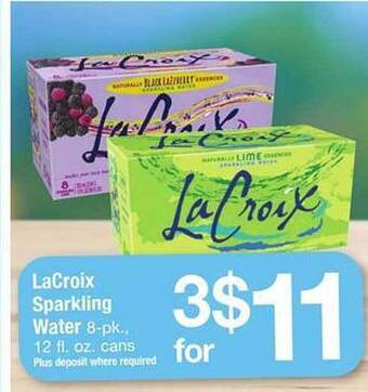 Safeway La croix sparkling water offer