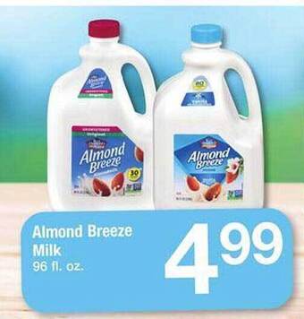 Safeway Almond breeze milk offer