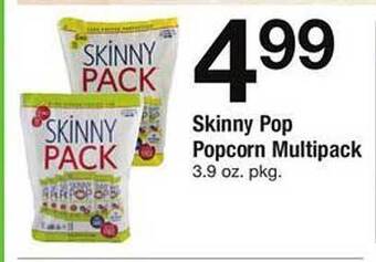 Safeway Skinny pop popcorn multipack offer