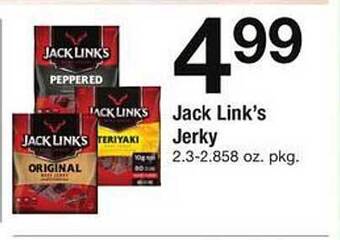 Safeway Jack link's jerky offer