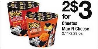 Safeway Cheetos mac n cheese offer