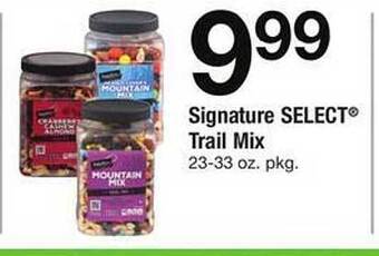 Safeway Signature select trail mix offer