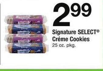 Safeway Signature select créme cookies offer