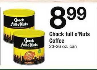 Safeway Chock full o'nuts coffee offer