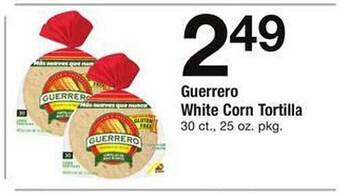 Safeway Guerrero white corn tortilla offer