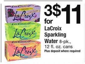 Safeway Lacroix sparkling water offer