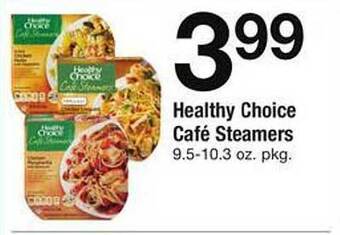 Safeway Healthy choice café steamers offer