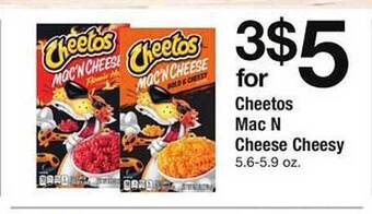 Safeway Cheetos mac n cheese cheesy offer