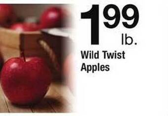 Safeway Wild twist apples offer