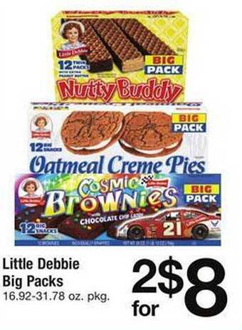 Safeway Little debbie big packs offer