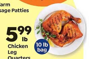 Save a Lot Chicken leg quarters offer