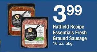 Safeway Hatfield recipe essentials fresh ground sausage offer