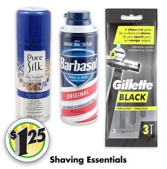 Dollar Tree Shaving essentials offer