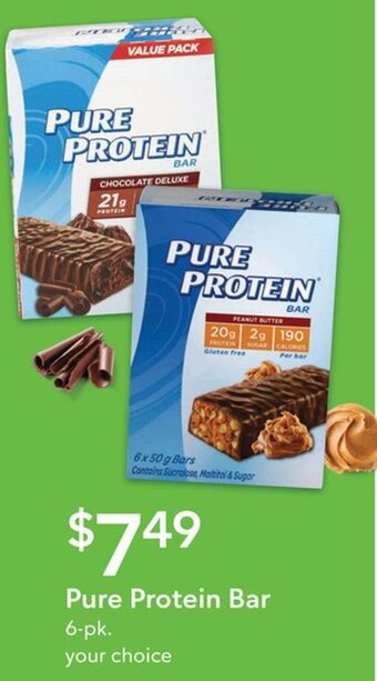Publix Pure Protein Bar 6-Pk. offer