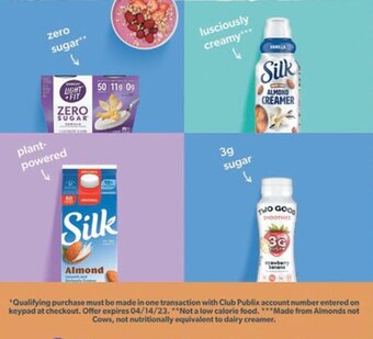 Publix Silk Almond Creamer offer