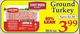 Market Basket Shady brook ground turkey offer