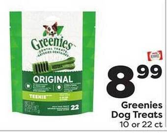 Weis Markets Greenies dog treats offer