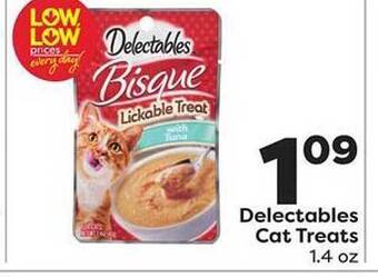 Weis Markets Delectables cat treats offer