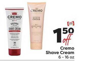 Weis Markets Cremo shave cream offer