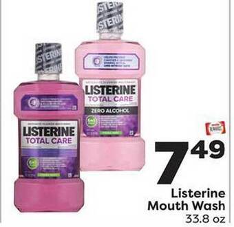 Weis Markets Listerine mouth wash offer