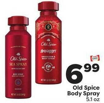 Weis Markets Old spice body spray offer