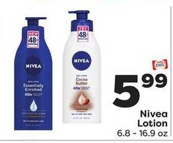 Weis Markets Nivea lotion offer