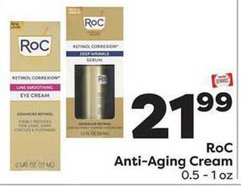 Weis Markets Roc anti-aging cream offer