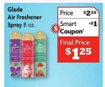Family Dollar Glade air freshener spray offer