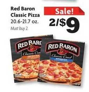 Family Dollar Red baron classic pizza offer