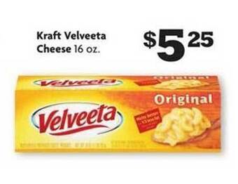 Family Dollar Kraft velveeta cheese offer