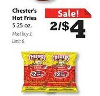 Family Dollar Chester's hot fries offer
