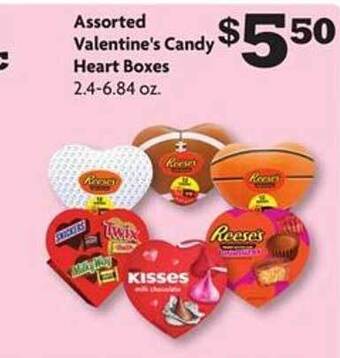 Family Dollar Valentine's candy heart boxes offer