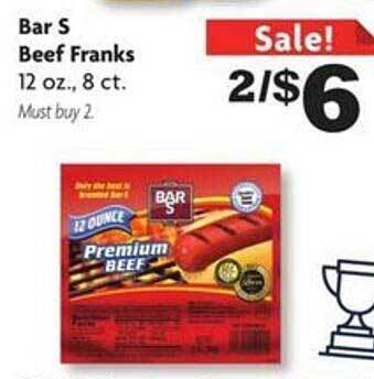 Family Dollar Bar s beef franks offer