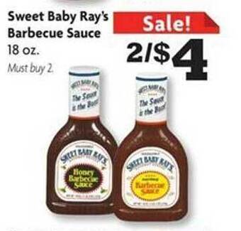 Family Dollar Sweet baby ray's barbecue sauce offer