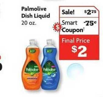 Family Dollar Palmolive dish liquid offer