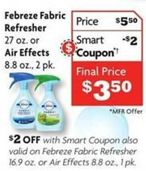 Family Dollar Febreze fabric refresher offer