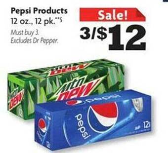 Family Dollar Pepsi products offer