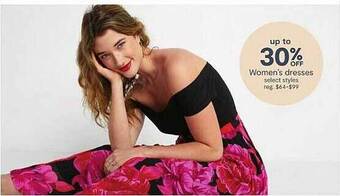 JC Penney Women's dresses offer