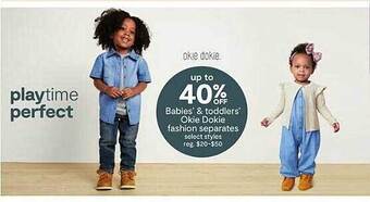 JC Penney Babies' & toddlers' okie dokie fashion separates offer
