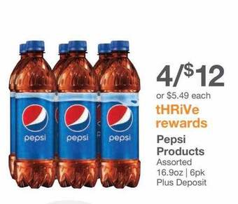 Kinney Drugs Pepsi products offer