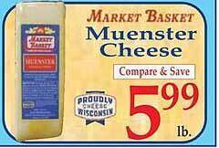 Market Basket Market basket muenster cheese offer