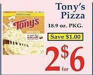 Market Basket Tony's pizza offer
