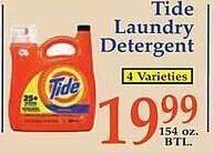 Market Basket Tide laundry detergent offer