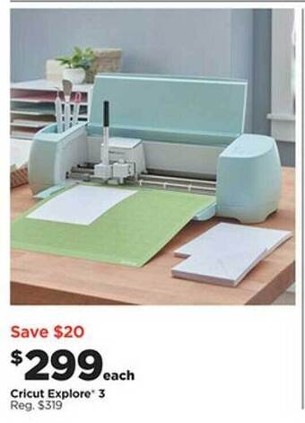 Michaels Cricut explore 3 offer
